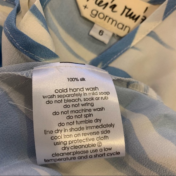 Gorman size 6 silk tank top. - Picture 3 of 4